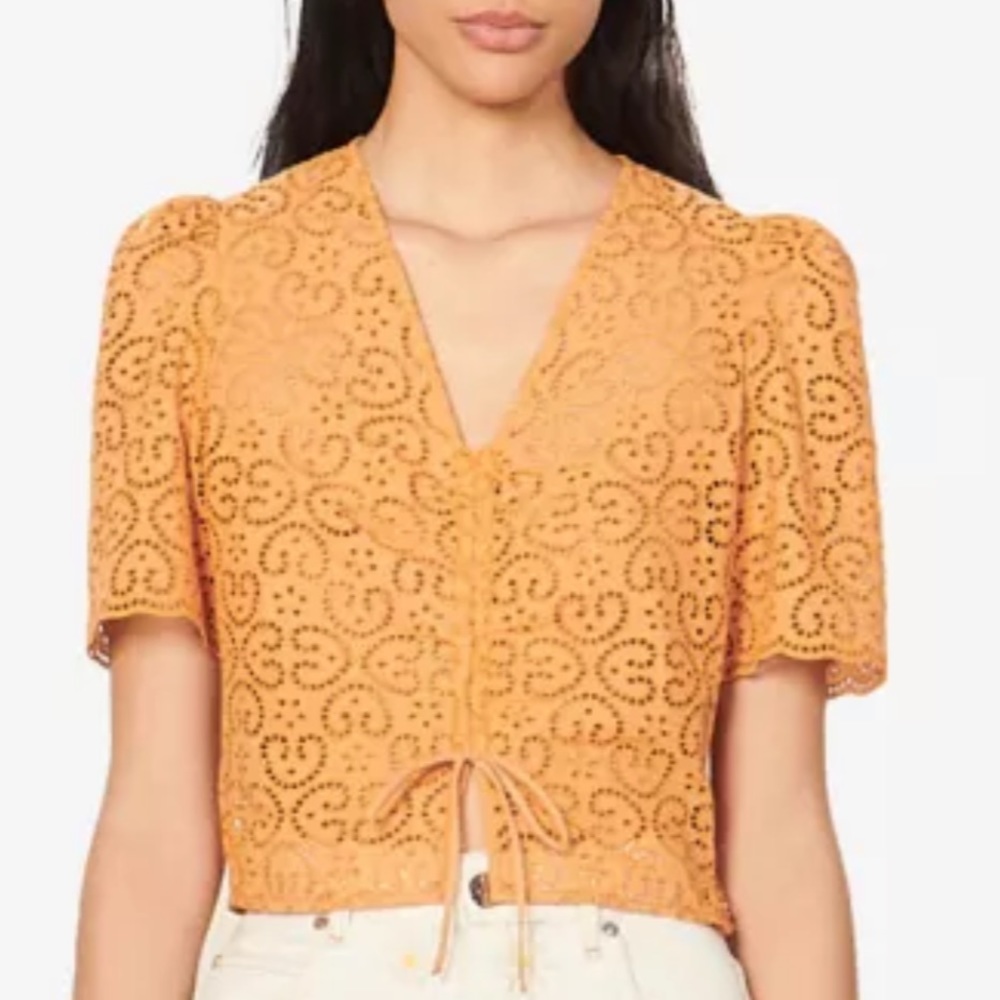 SANDRO
Livio broderie anglaise top Size 2 - Picture 7 of 11